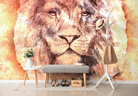 SAMOLEPIACA TAPETA TVÁR LEVA - SAMOLEPIACE TAPETY - TAPETY