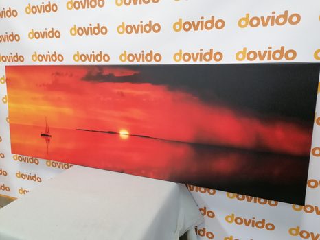 SLIKA SAMOTNA LADJA - SLIKE NARAVE IN POKRAJINE - SLIKE