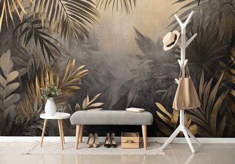 SAMOLEPÍCÍ TAPETA PALMOVÉ LISTY V DŽUNGLI - SAMOLEPÍCÍ TAPETY - TAPETY
