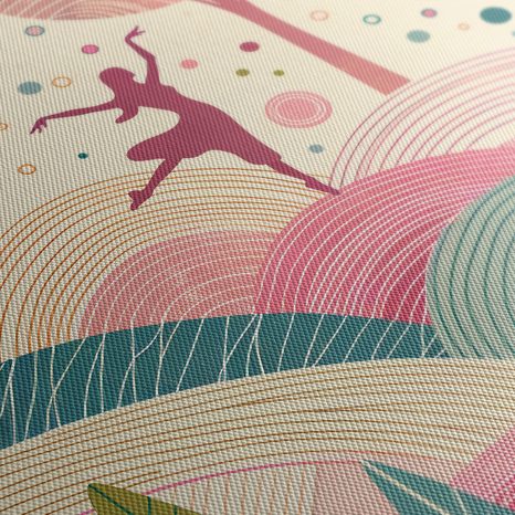 OBRAZ BALETKA V PŘÍRODĚ - OBRAZY ŽENY - OBRAZY