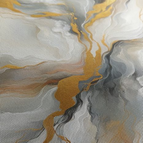 WANDBILD ABSTRAKTE GOLDENE ENERGIE - WANDBILDER ABSTRAKTE FORMEN - BILDER