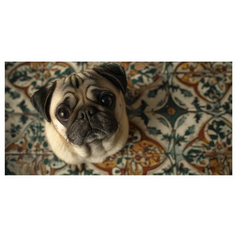 OBRAZ PSÍ POHLED NA ORNAMENTY - OBRAZY PSI - OBRAZY
