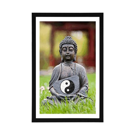 PLAKÁT S PASPARTOU FILOZOFIE BUDDHISMU - FENG SHUI - PLAKÁTY