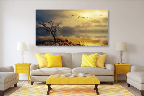 OBRAZ VYSCHLÝ STROM - OBRAZY PŘÍRODY A KRAJINY - OBRAZY