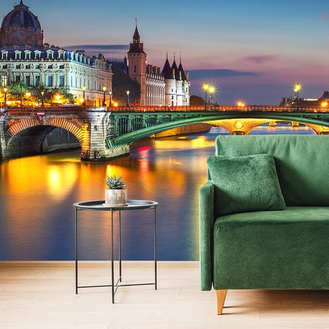 WALL MURAL DAZZLING PANORAMA OF PARIS - WALLPAPERS CITIES - WALLPAPERS