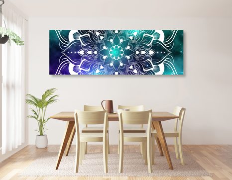 KÉP MODERN MANDALA KELETI MINTÁVAL - FENG SHUI KÉPEK - KÉPEK