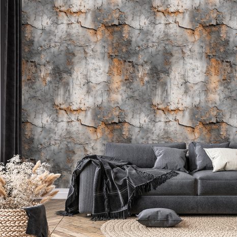 TAPETA INDUSTRIÁLNÍ BETONOVÁ TEXTURA - TAPETY S IMITACÍ CIHLY, KAMENE A BETONU - TAPETY