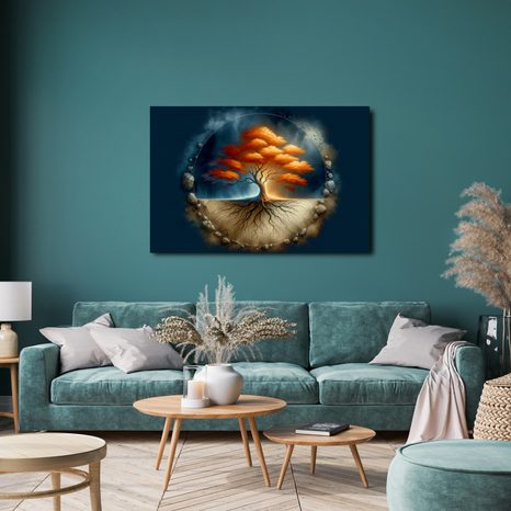 OBRAZ STROM ŽIVOTA V KRUHU - OBRAZY STROMY ŽIVOTA - OBRAZY