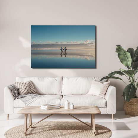 OBRAZ TUČŇÁCI NA KLIDNÉM POBŘEŽÍ - OBRAZY MOŘE A PLÁŽ - OBRAZY