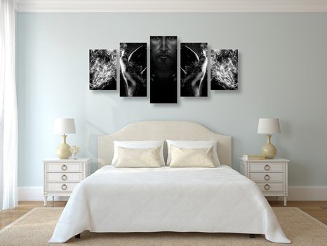 5 ΜΈΡΗ ΕΙΚΌΝΑ ΠΊΣΤΗ ΣΤΟΝ ΙΗΣΟΎ ΣΕ ΑΣΠΡΌΜΑΥΡΟ - ΠΊΝΑΚΕΣ ΑΣΠΡΌΜΑΥΡΕΣ - ΠΊΝΑΚΕΣ