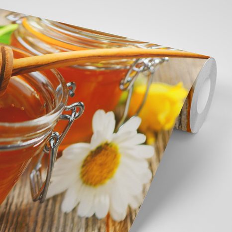 FOTOTAPETA HRNEK MEDU - TAPETY JÍDLA A NÁPOJE - TAPETY