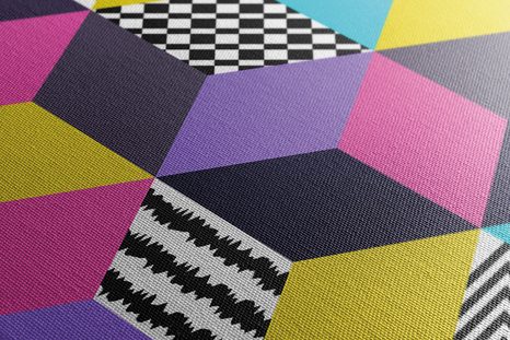 WANDBILD BUNTES MUSTER - POP-ART-BILDER - BILDER