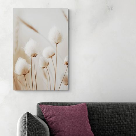 STAMPA SU TELA – STELI DI COTONE - QUADRI DI ERBA - STAMPE E QUADRI