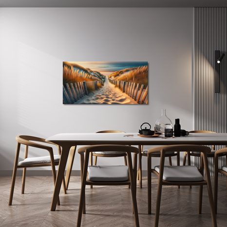 WANDBILD SANDWEG ZUM STRAND - BILDER MEER UND STRAND - BILDER