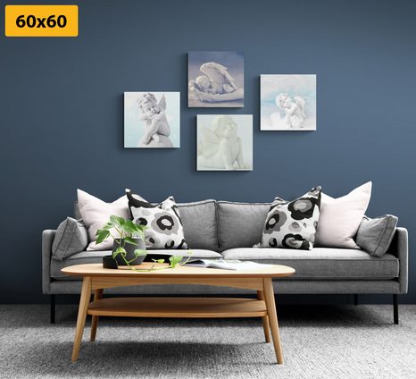 SET DI QUADRI – ARMONIA CELESTE - COLLEZIONI DI QUADRI - STAMPE E QUADRI