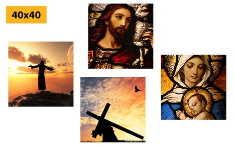 SET OBRAZŮ NEBESKÉ KRÁLOVSTVÍ - SESTAVY OBRAZŮ - OBRAZY