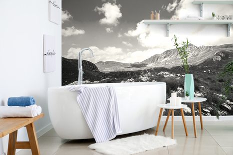 FOTOTAPETA ČERNOBÍLÉ ÚDOLÍ V ČERNÉ HOŘE - ČERNOBÍLÉ TAPETY - TAPETY