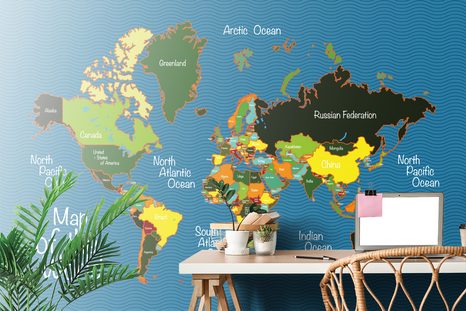 CARTA DA PARATI – MAPPA ELEGANTE - CARTA DA PARATI MAPPE - CARTA DA PARATI