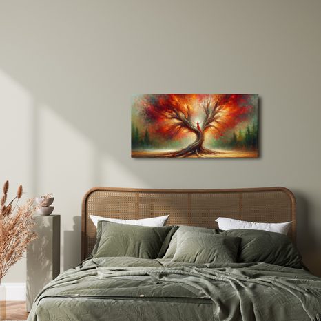 OBRAZ MYSTICKÝ TANEC STROMU ŽIVOTA - OBRAZY STROMY ŽIVOTA - OBRAZY