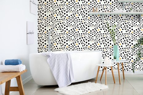 TAPETA NÁVAL MÍČKŮ - VZOROVANÉ TAPETY - TAPETY