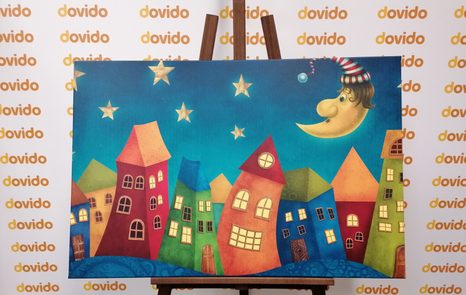 KÉP HOLD A HÁZAK FELETT - KÉPEK GYEREKEKNEK - KÉPEK