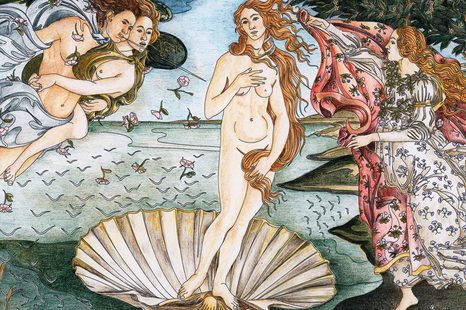 TABLEAU SUR TOILE – REPRODUCTION LA NAISSANCE DE VÉNUS - SANDRO BOTTICELLI - TABLEAUX - 🔥 VENTE TOTALE