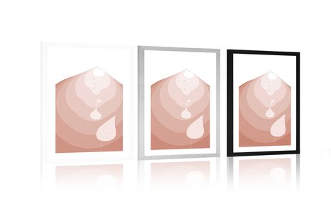 PLAGÁT S PASPARTOU LISTY ODVIATE VETROM - MOTÍVY Z NAŠEJ DIELNE - PLAGÁTY