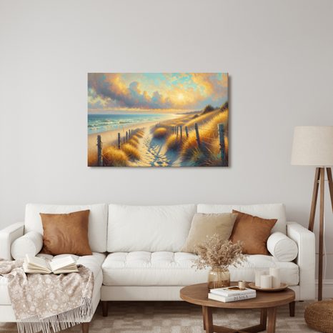 OBRAZ CESTA MEZI DUNAMI K MOŘI - OBRAZY MOŘE A PLÁŽ - OBRAZY