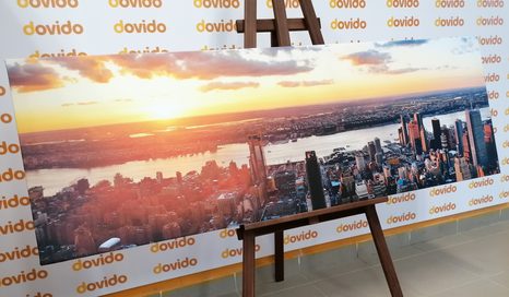 КАРТИНА НА ПЛАТНО – ВЕЛИКОЛЕПНА ПАНОРАМА НА НЮ ЙОРК - ГРАДСКИ КАРТИНИ - КАРТИНИ