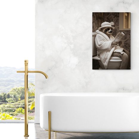 KÉP LAJHÁR ÚJSÁGGAL A WC-N - ÁLLATMINTÁS KÉPEK - KÉPEK