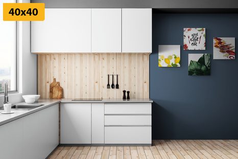 SET OBRAZŮ DO KUCHYNĚ V ZAJÍMAVÉM STYLU - SESTAVY OBRAZŮ - OBRAZY