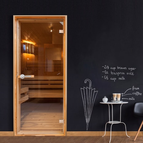 FOTO TAPETA ZA VRATA - SAUNA