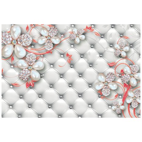 TAPETE LUXUS DER BLUMEN - ABSTRAKTE TAPETEN - TAPETEN