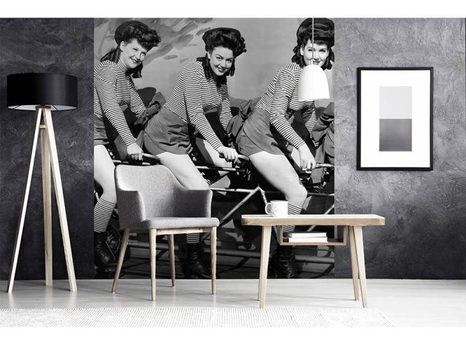 FOTOTAPETA ŽENY NA BICYKLI - TAPETY - 🔥 TOTÁLNY VÝPREDAJ