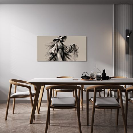 OBRAZ MÓDNÍ SILUETA ŽENY - OBRAZY ŽENY - OBRAZY