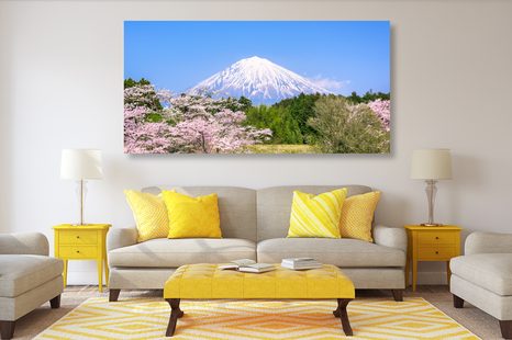 WANDBILD BERG FUJI - BILDER VON NATUR UND LANDSCHAFT - BILDER
