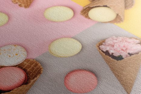 OBRAZ MAKRÓNKY V KORNOUTU - OBRAZY JÍDLA A NÁPOJE - OBRAZY