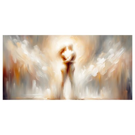 OBRAZ MILENECKÝ PÁR V OBJETÍ - OBRAZY LÁSKA - OBRAZY