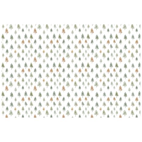 SAMOLJEPLJIVA TAPETA PASTELNA ŠUMSKA STABLA - TAPETE S UZORKOM - TAPETE
