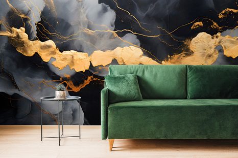 SAMOLEPÍCÍ TAPETA IMITACE ČERNÝ MRAMOR - SAMOLEPÍCÍ TAPETY - TAPETY