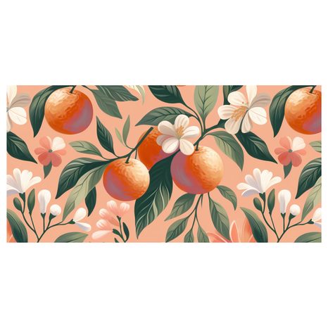 WANDBILD ORANGENHAIN - BILDER BÄUME UND LAUB - BILDER