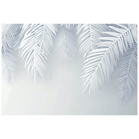 SELBSTKLEBENDE TAPETE TROCKENE GRAUE PALMENBLÄTTER - SELBSTKLEBENDE TAPETEN - TAPETEN