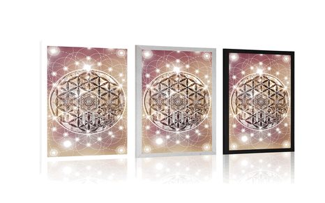 POSTER BEZAUBERNDES MANDALA - FENG SHUI - POSTER