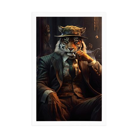 POSTER GANGSTER ANIMAL TIGRU - GANGSTERI ANIMALI - POSTERE