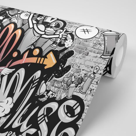 TAPETE MODERNE GRAFFITI-KUNST - TAPETEN - 🔥 TOTALAUSVERKAUF