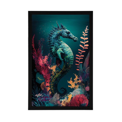 POSTER – CAVALLUCCIO MARINO SURREALISTA - MONDO SOMMERSO - POSTER