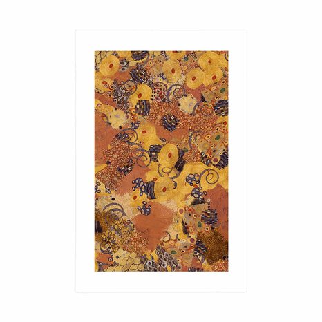 POSTER – ASTRAZIONE ISPIRATA A G. KLIMT - ASTRATTO E MODELLATO - POSTER