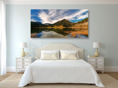 OBRAZ JEZERO POD KOPCI - OBRAZY PŘÍRODY A KRAJINY - OBRAZY