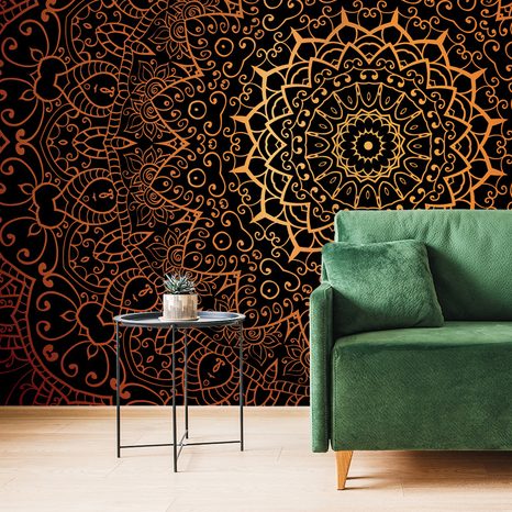 WALLPAPER VINTAGE MANDALA IN INDIAN STYLE - WALLPAPERS - 🔥 TOTAL SALE 🔥
