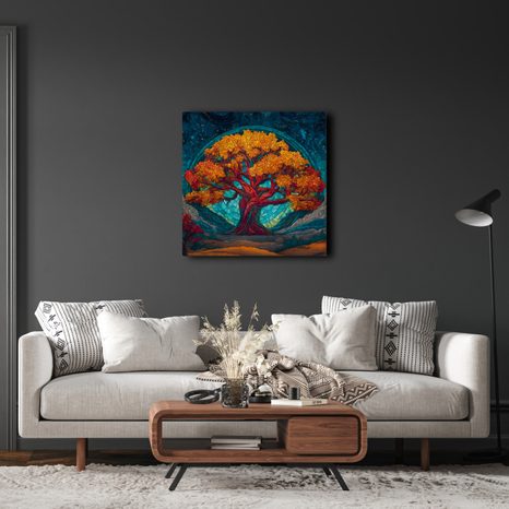 OBRAZ STROM ŽIVOTA POD HVĚZDAMI - OBRAZY STROMY ŽIVOTA - OBRAZY